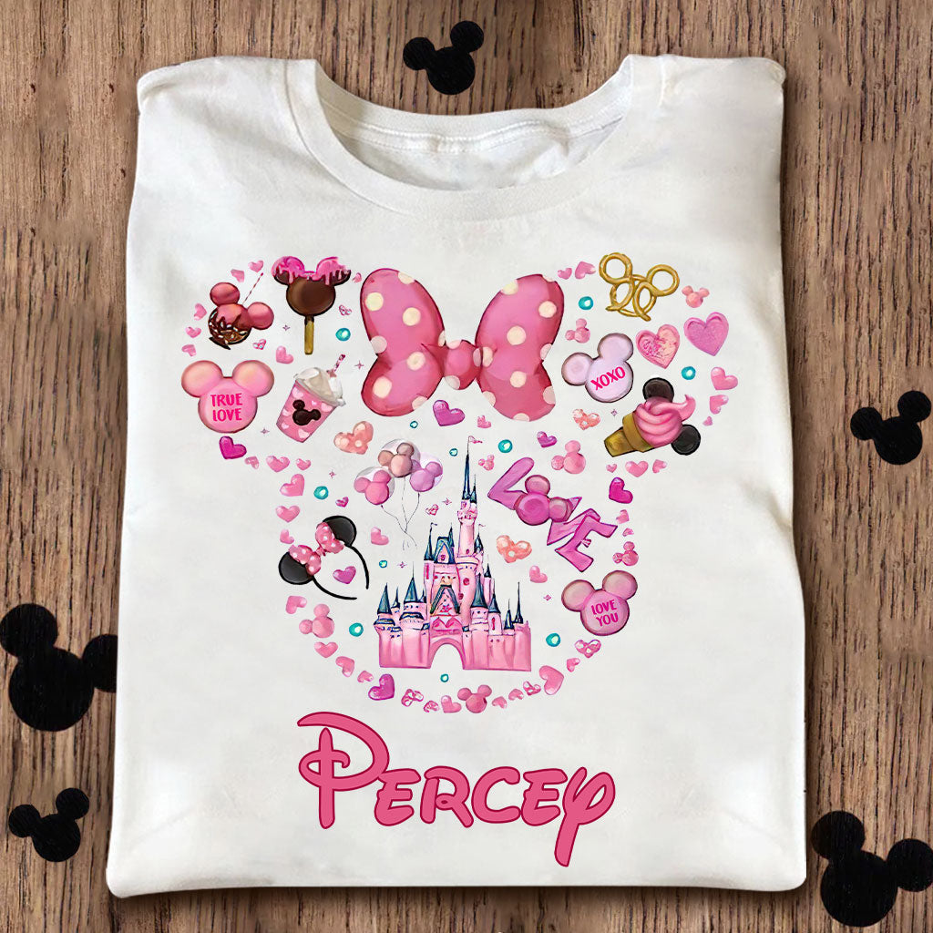 Personalized Christmas Mouse T-shirt & Hoodie Custom Name Gift