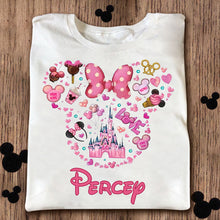Load image into Gallery viewer, Personalized Christmas Mouse T-shirt &amp; Hoodie Custom Name Gift

