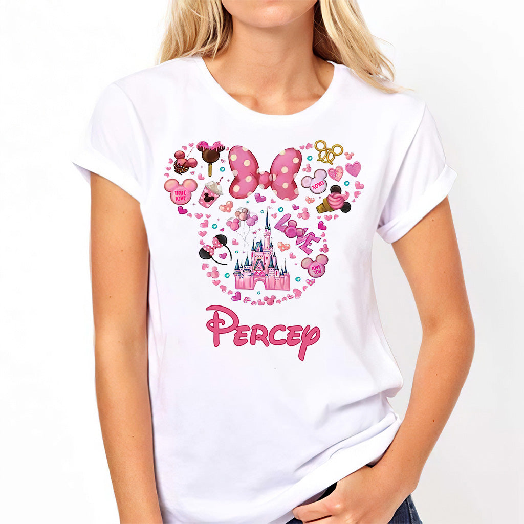 Personalized Christmas Mouse T-shirt & Hoodie Custom Name Gift