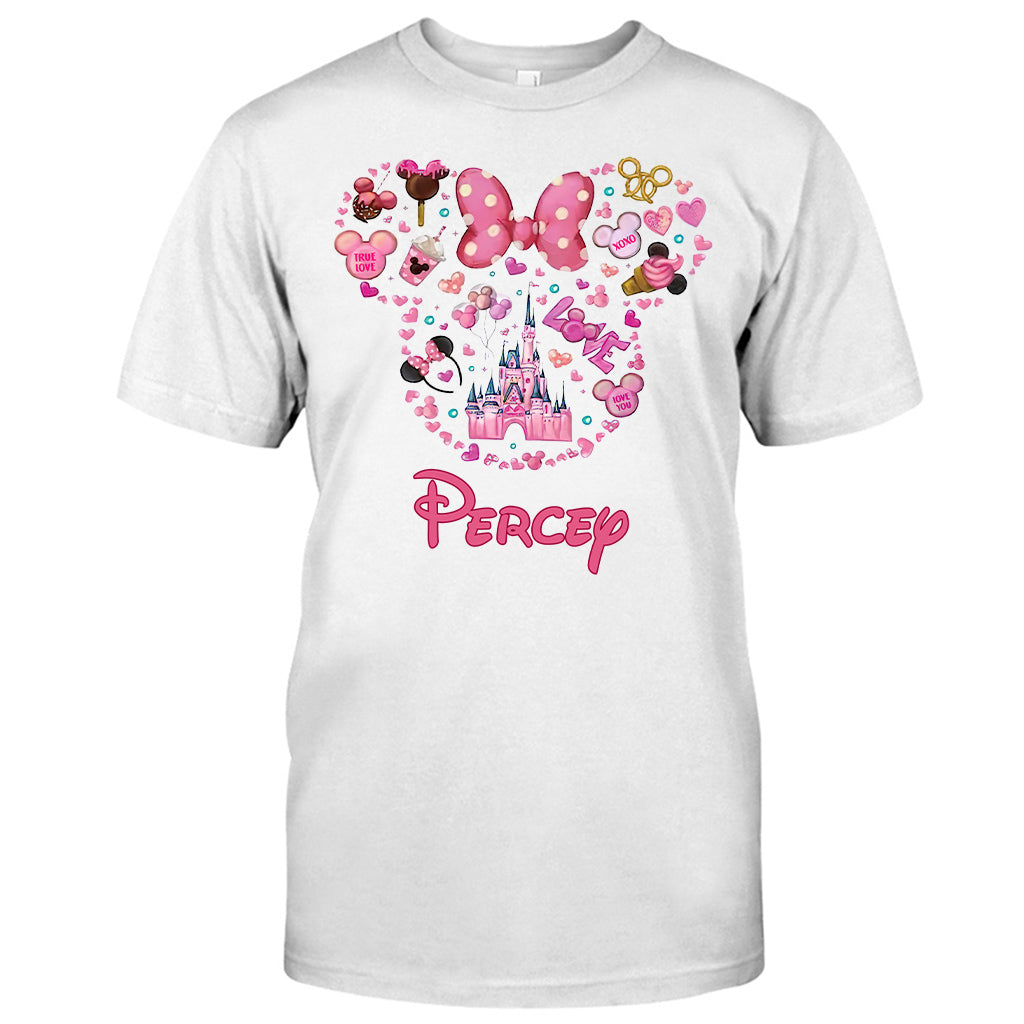 Personalized Christmas Mouse T-shirt & Hoodie Custom Name Gift