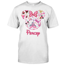 Load image into Gallery viewer, Personalized Christmas Mouse T-shirt &amp; Hoodie Custom Name Gift
