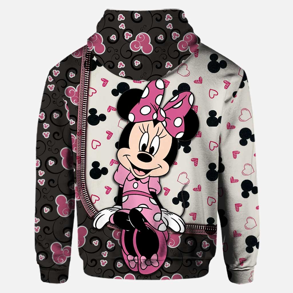 Custom Name Mouse Hoodie & Leggings Set for Kids | Personalized Gift