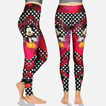 Load image into Gallery viewer, Personalized Mouse Hoodie &amp; Leggings Set for Kids, Custom Name Gift
