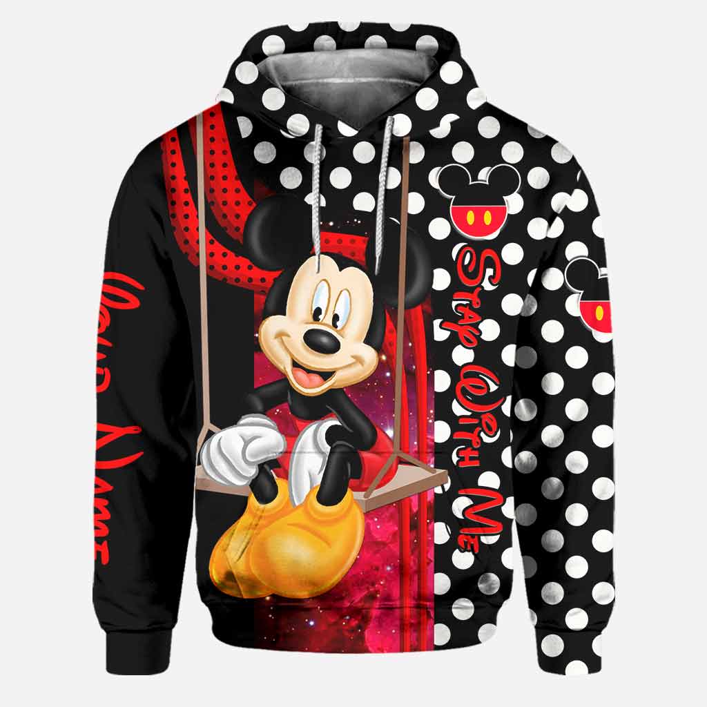 Personalized Mouse Hoodie & Leggings Set for Kids, Custom Name Gift
