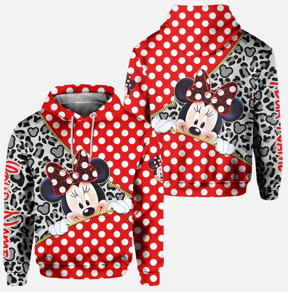 Personalized Minnie Mouse Hoodie & Leggings Set for Kids