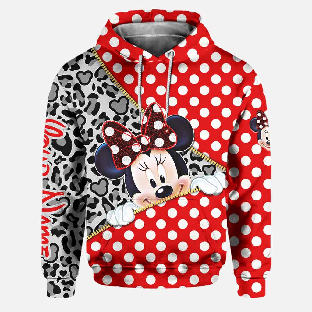 Personalized Minnie Mouse Hoodie & Leggings Set for Kids