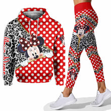 Load image into Gallery viewer, Personalized Minnie Mouse Hoodie &amp; Leggings Set for Kids
