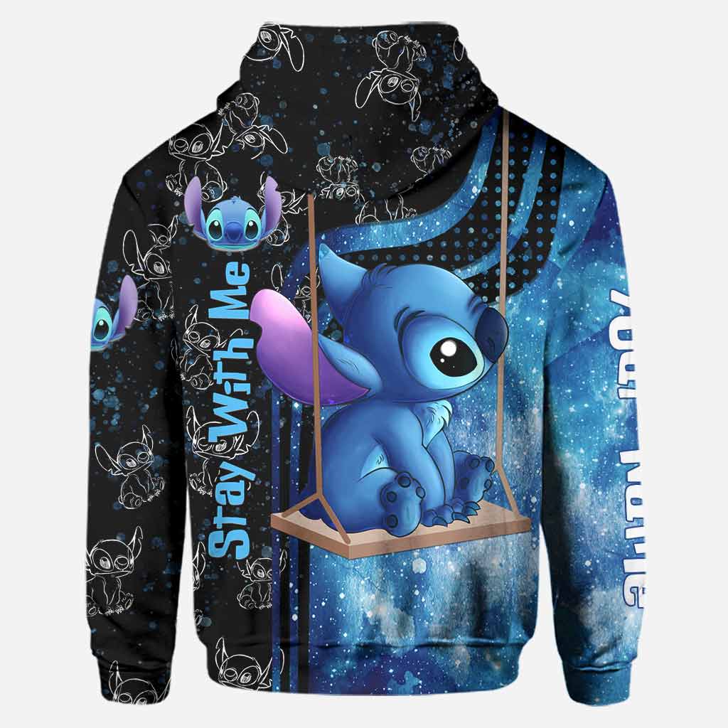 Personalized Stay With Me Hoodie and Leggings Set for Couples
