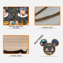 Load image into Gallery viewer, Personalized 50 Years Of Magic Mouse Wood Sign for Anniversary Gift
