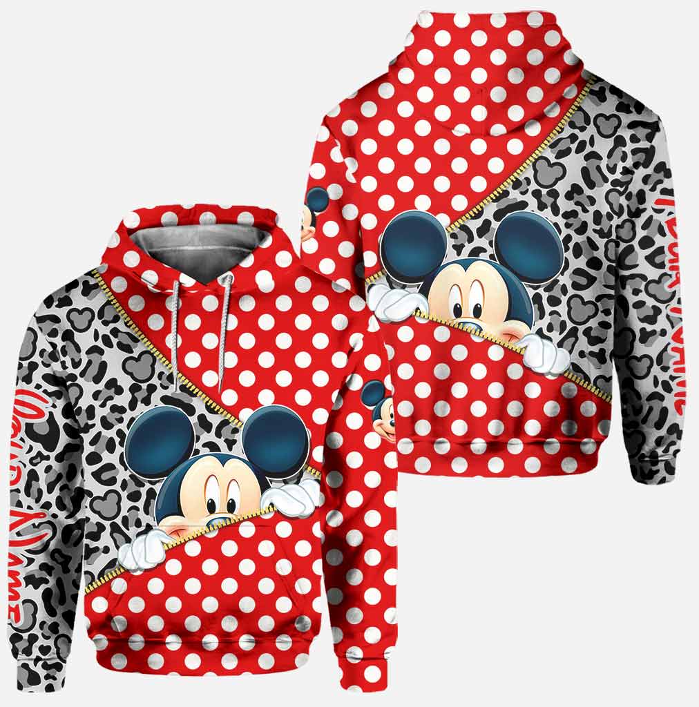 Personalized Magic Mouse Ears Hoodie & Leggings Set - Custom Name Gift for Kids