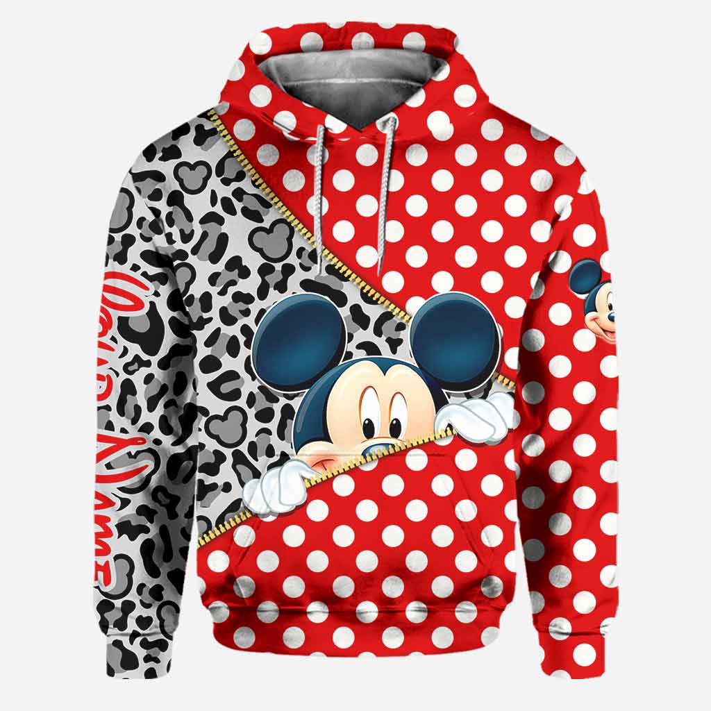 Personalized Magic Mouse Ears Hoodie & Leggings Set - Custom Name Gift for Kids