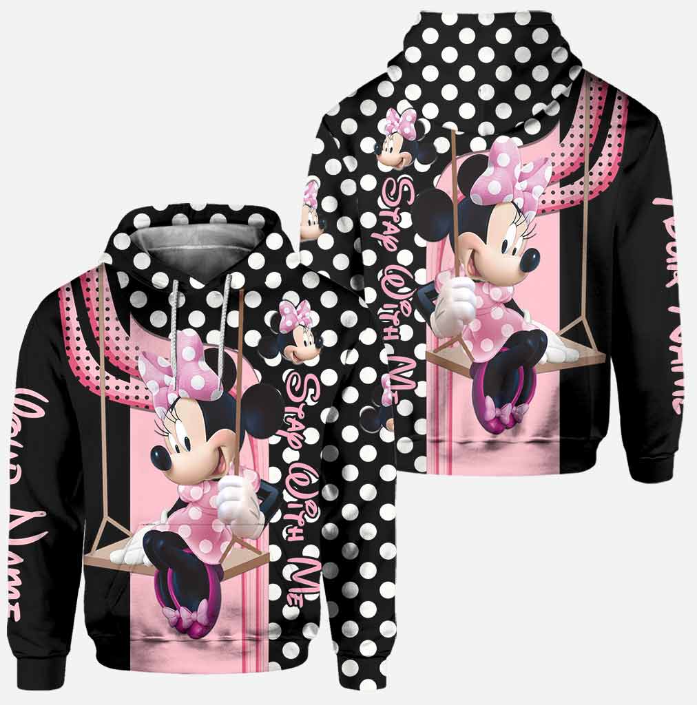 Personalized Minnie Mouse Hoodie and Leggings Set for Kids