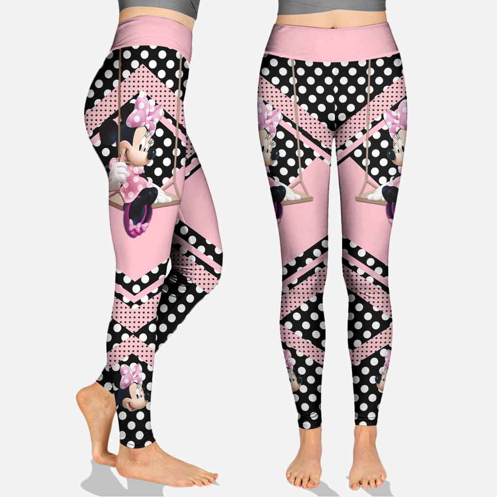 Personalized Minnie Mouse Hoodie and Leggings Set for Kids
