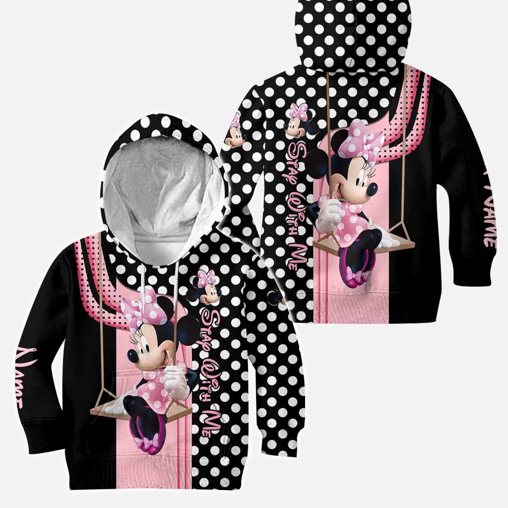 Personalized Minnie Mouse Hoodie and Leggings Set for Kids