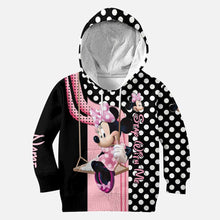 Load image into Gallery viewer, Personalized Minnie Mouse Hoodie and Leggings Set for Kids
