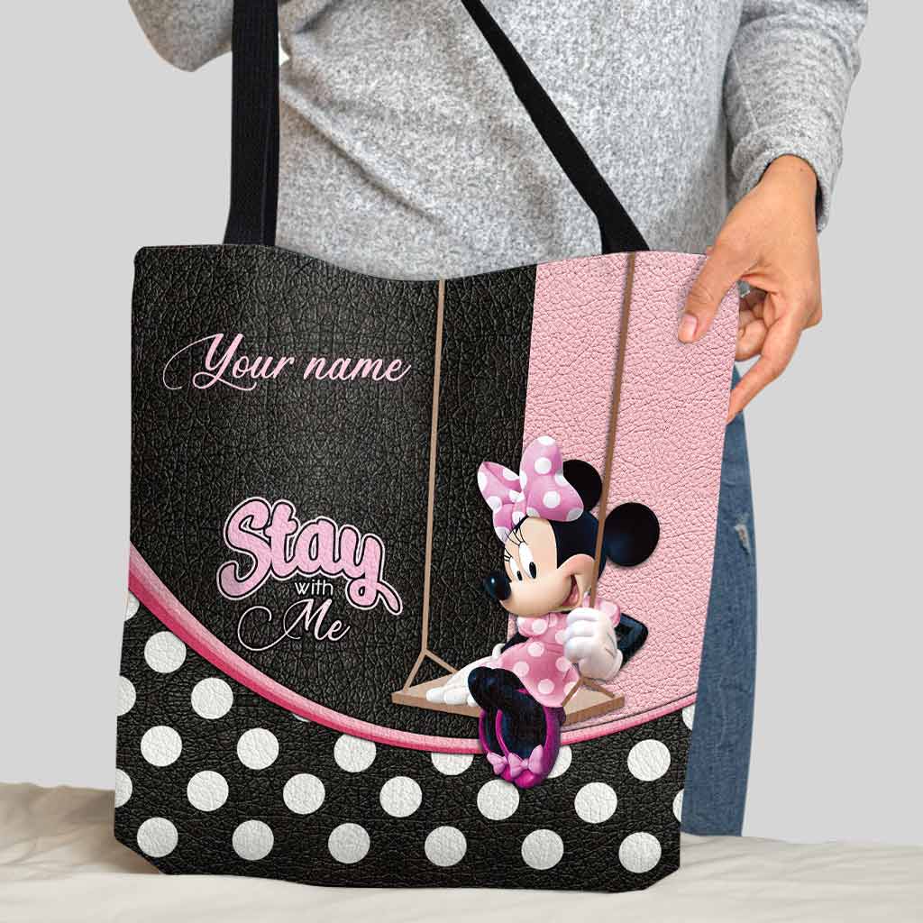 Personalized Minnie Mouse Tote Bag Custom Name Gift for Mom