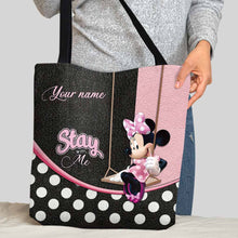 Load image into Gallery viewer, Personalized Minnie Mouse Tote Bag Custom Name Gift for Mom
