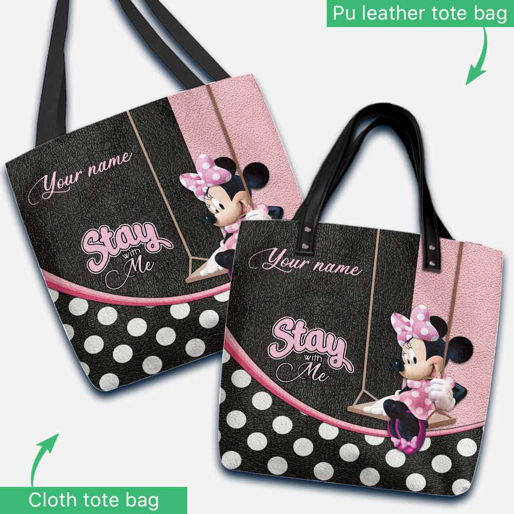 Personalized Minnie Mouse Tote Bag Custom Name Gift for Mom