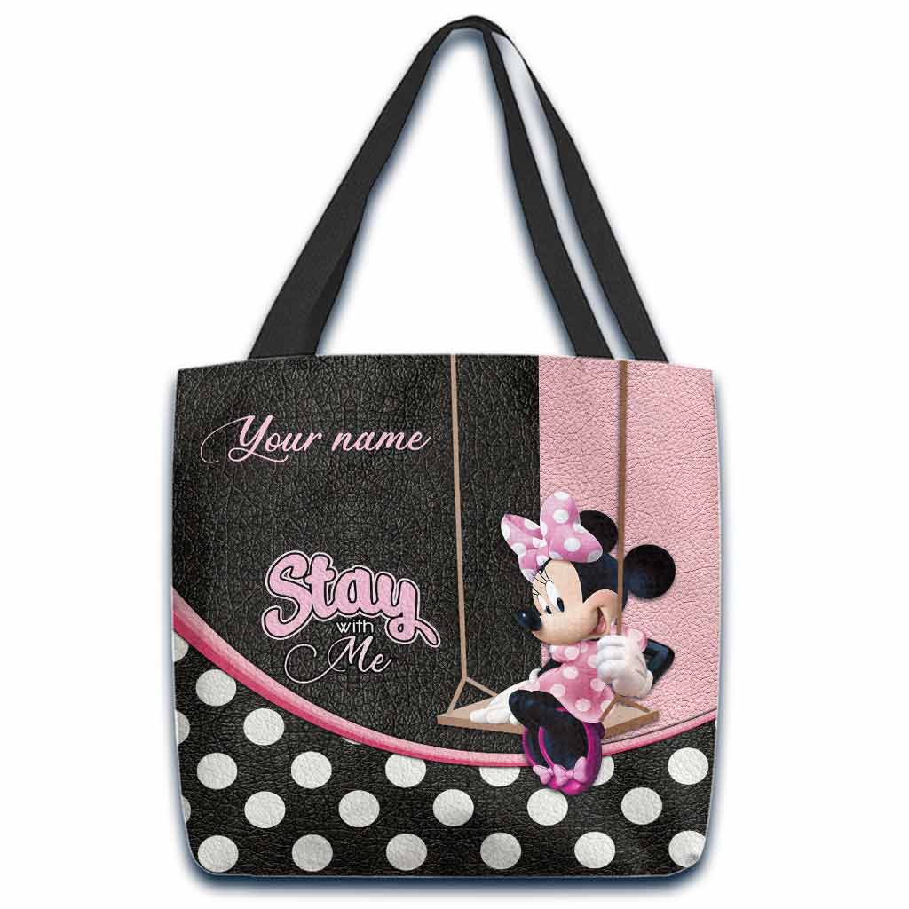 Personalized Minnie Mouse Tote Bag Custom Name Gift for Mom