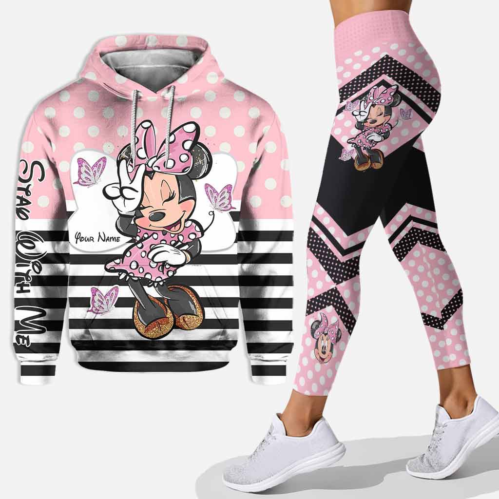 Personalized Minnie Mouse Hoodie and Leggings Set for Kids | Birthday or Christmas Gift