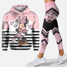 Load image into Gallery viewer, Personalized Minnie Mouse Hoodie and Leggings Set for Kids | Birthday or Christmas Gift
