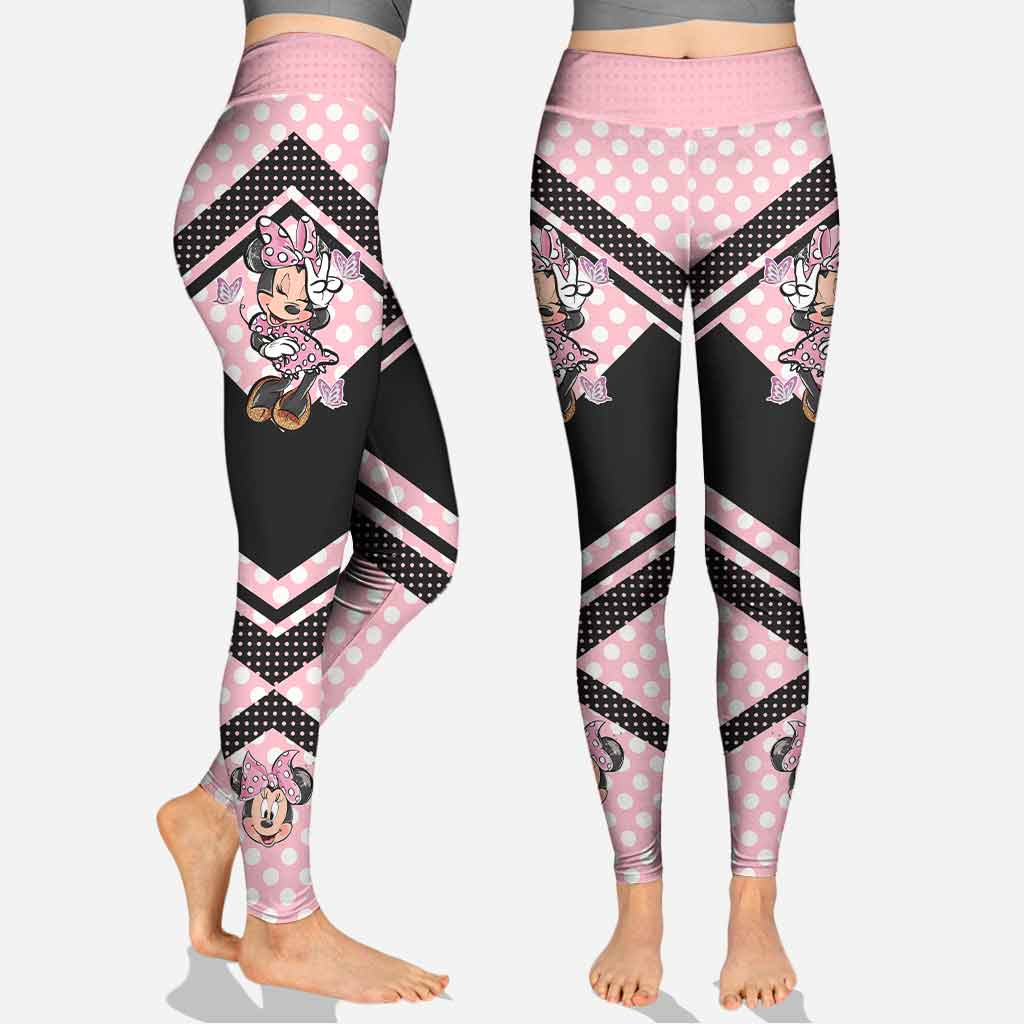 Personalized Minnie Mouse Hoodie and Leggings Set for Kids | Birthday or Christmas Gift