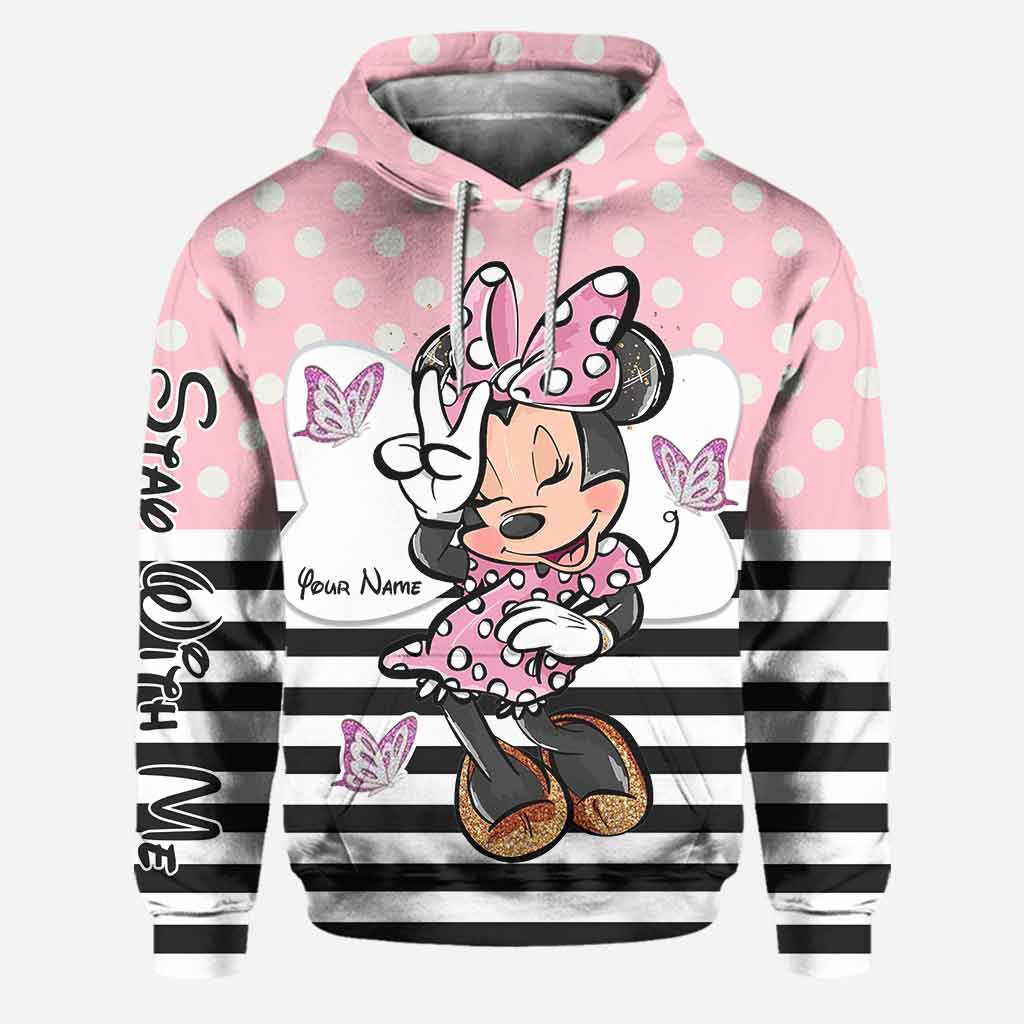 Personalized Minnie Mouse Hoodie and Leggings Set for Kids | Birthday or Christmas Gift