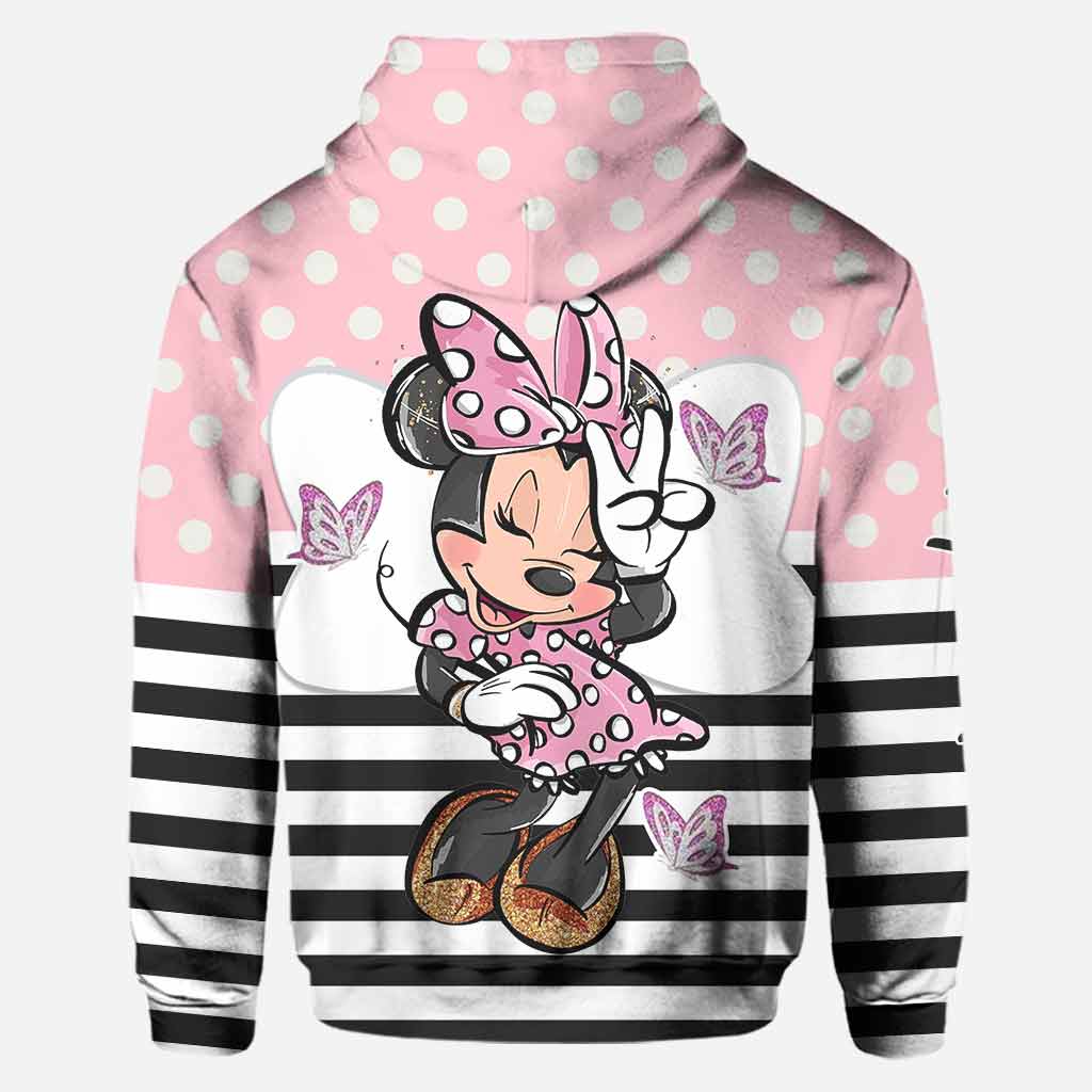 Personalized Minnie Mouse Hoodie and Leggings Set for Kids | Birthday or Christmas Gift