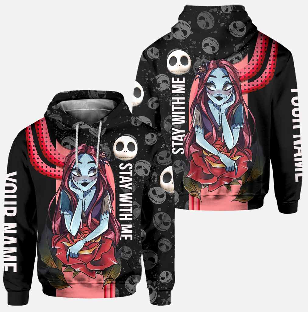Personalized Nightmare Hoodie and Leggings Set Custom Name Gift for Halloween