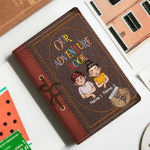Load image into Gallery viewer, Personalized Couple Passport Holder Custom Names Travel Gift
