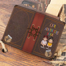 Load image into Gallery viewer, Personalized Couple Passport Holder Custom Names Travel Gift
