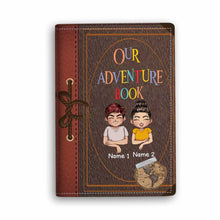 Load image into Gallery viewer, Personalized Couple Passport Holder Custom Names Travel Gift
