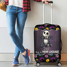 Load image into Gallery viewer, Personalized Nightmare Luggage Cover Custom Name Travel Gift
