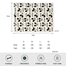 Load image into Gallery viewer, Personalized Mickey Mouse Blanket Custom Name Gift for Kids
