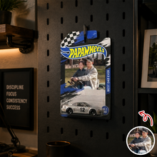 Load image into Gallery viewer, Personalized Hot Wheels Photo Gift for Dad Father's Day
