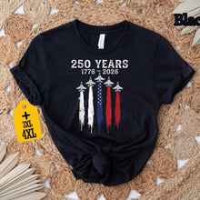 Load image into Gallery viewer, Personalized USA Independence Day T-Shirt Custom Name Gift
