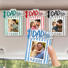Load image into Gallery viewer, Personalized Dad Car Visor Photo Clip Gift for Father's Day

