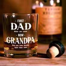 Load image into Gallery viewer, Personalized Whiskey Glass Gift for Dad and Grandpa - Father’s Day
