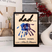 Load image into Gallery viewer, Personalized 2-Layered Wooden Plaque Gift for Dad - Father's Day
