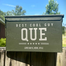 Load image into Gallery viewer, Personalized Military-Style Ammo Box Gift for Dad's Day
