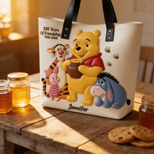 Load image into Gallery viewer, Personalized Honey Bear Tote Bag Gift for Movie Fans
