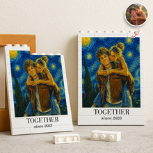 Load image into Gallery viewer, Custom Photo Building Block Art Unique Anniversary Gift for Couple
