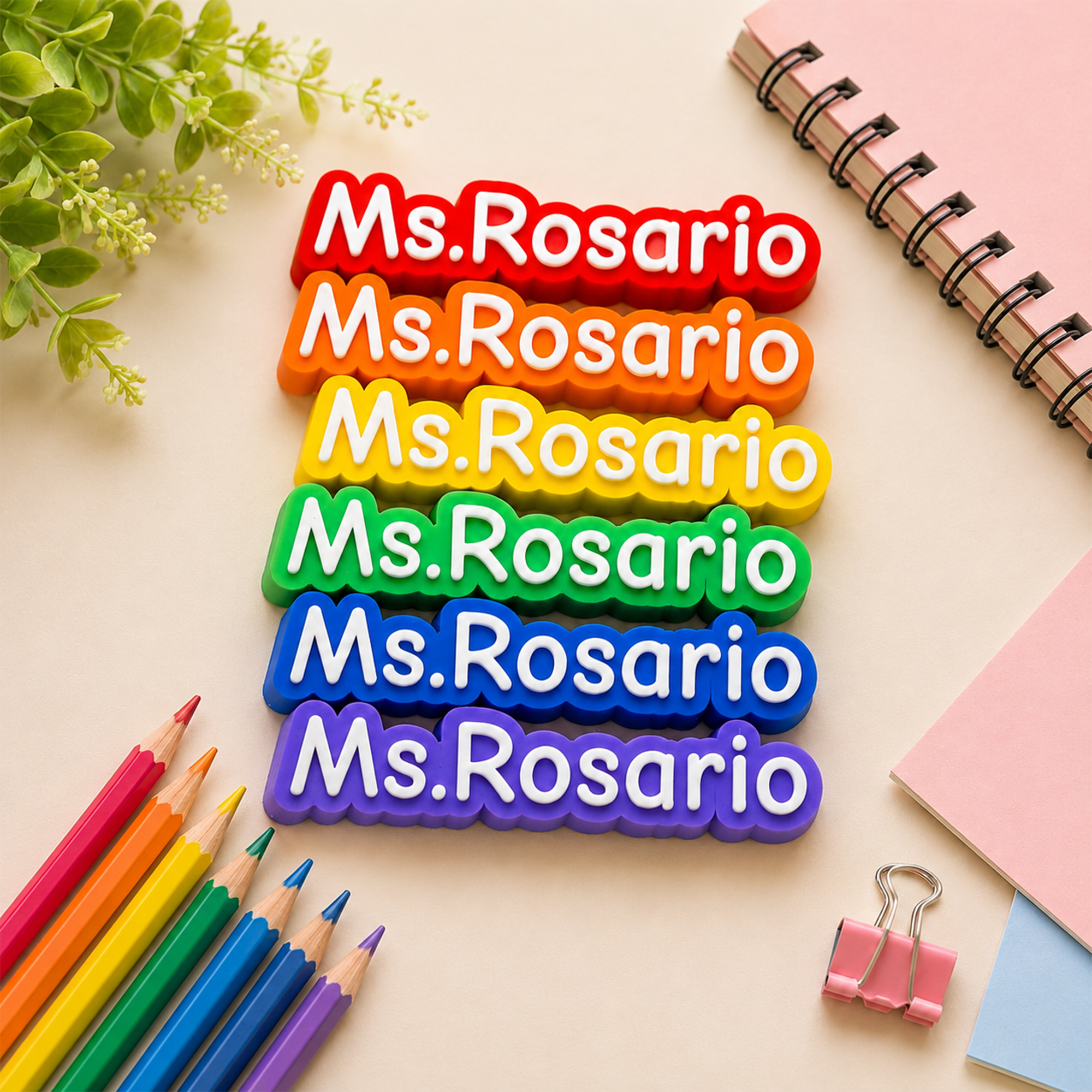 Personalized Pencil Toppers Custom Name Back to School Gift