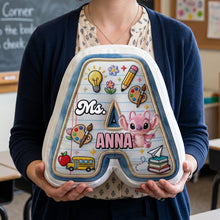 Load image into Gallery viewer, Personalized Cute Alien Pillow Custom Shape Back to School Gift for Kids

