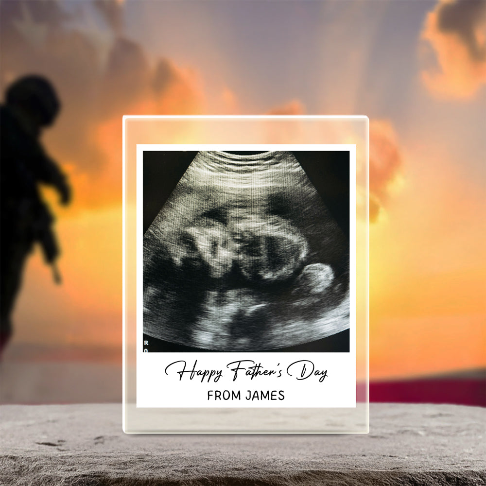 Personalized Acrylic Photo Plaque Custom Gift for Dad Father's Day Decoration