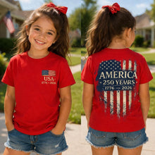 Load image into Gallery viewer, America 250th Anniversary Kids T-Shirt Personalized Gift
