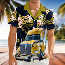 Load image into Gallery viewer, Personalized Hawaiian Shirt Custom Photo Gift for Trucker
