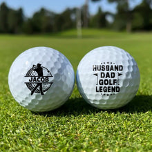 Load image into Gallery viewer, Personalized Golf Ball Custom Gift for Dad Husband Funny
