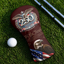 Load image into Gallery viewer, Personalized Golf Head Cover 250th Anniversary Golf Gift
