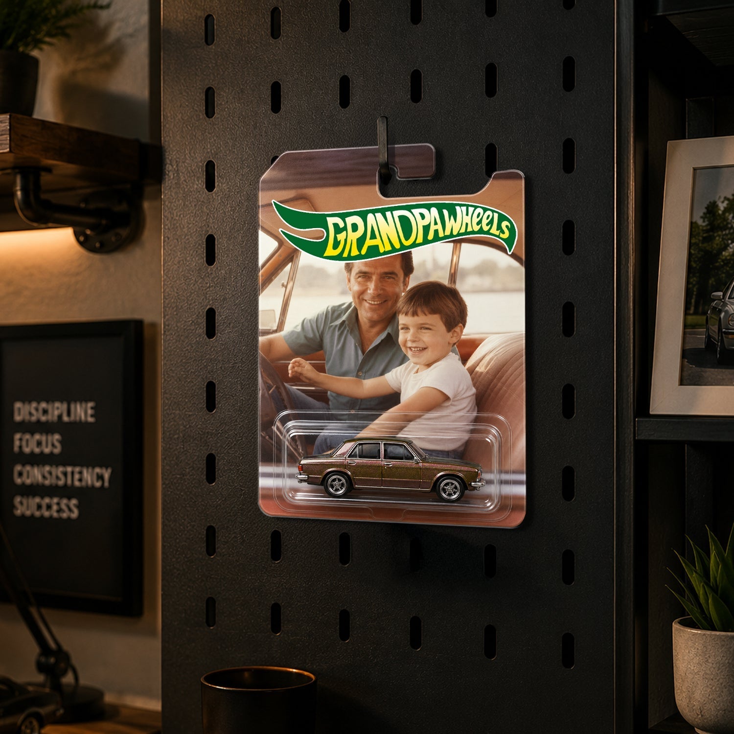 Personalized Hot Wheels Custom Photo Gift for Dad Father's Day